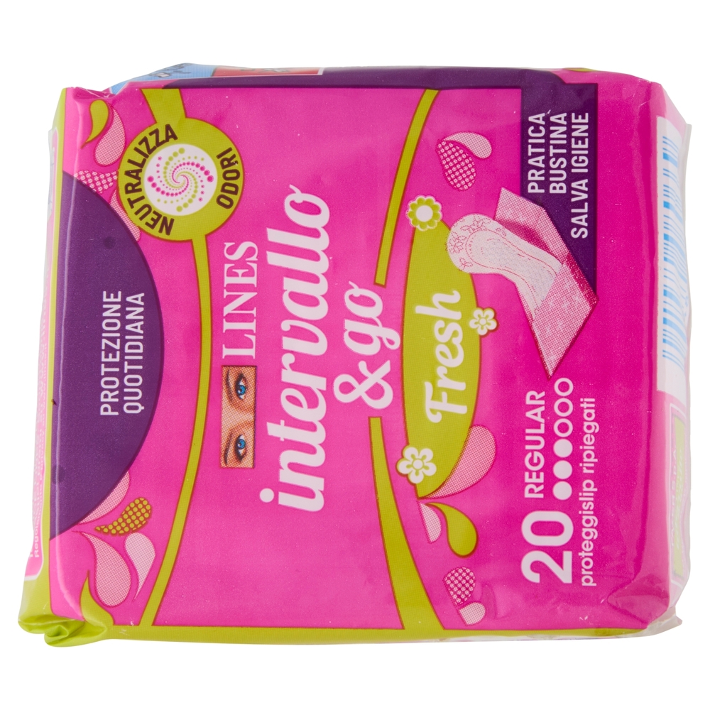 Lines intervallo & go Regular Fresh 20 pz